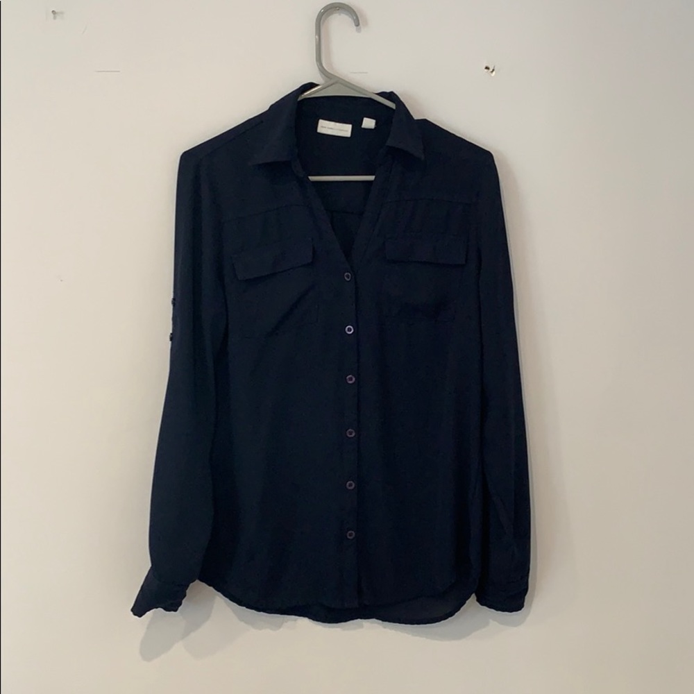 Navy Blouse S